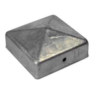 Paal-ornament piramide verzinkt 91x91