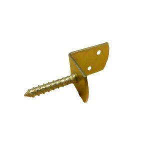 L-vlechtschermsteun geel verzinkt 40x35x30mm