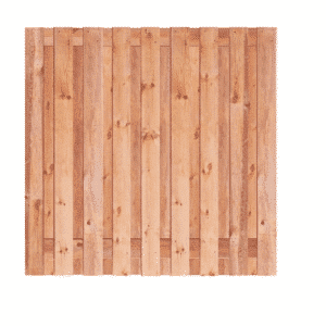 Tuinscherm Harmelen Red Class (Douglas kleur) geimpregneerd vuren 180x180cm