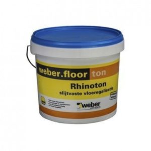Weber Floor ton Weber Beamix egalisatie blauw