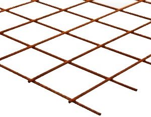 Bouwstaalmat Maas 100x100mm (2x3m) 6mm dik