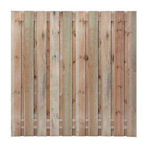 Tuinscherm Mastwijk 19+2 planks Geimpregneerd grenen 180x180cm, RVS geschroefd