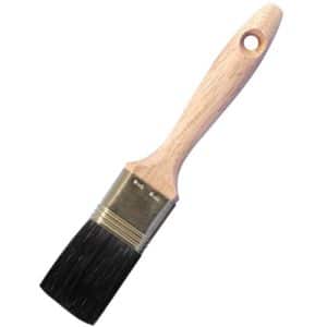 Platte kwast alkyd hout prof 212 zwart haar