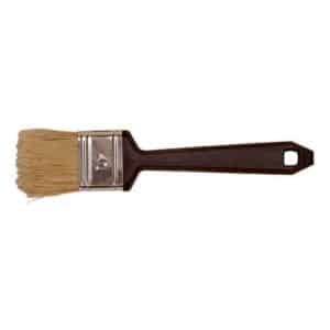 Plattte kwast wegwerp 50mm wit haar