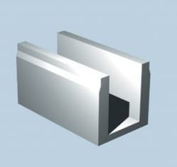 Bekisting U-kist lang 120cm 350/400