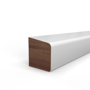 Glaslat D1 Meranti 17x15x4900mm FSC gegrond schuin