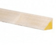 Vuren ruw mastiekschroot 75x75mm lengte 420cm