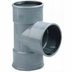 Pvc manchet T-stuk 87 gr. 3x manchet 110mm