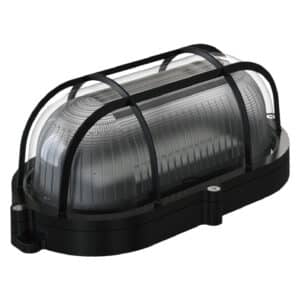 Q-Link bullie ovaal - LED spatwaterdicht - grijs