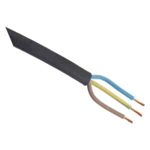 Rubber kabel glad - 3 x 1.0 mm²