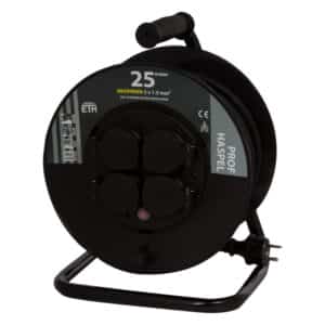 Q-Link kabelhaspel prof - randaarde - spatwaterdicht (IP44)