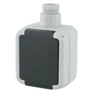 Peha contactdoos opbouw - 1-voudig