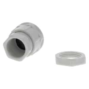 Peha wartel met moer - M 20 x 1.5 - grijs