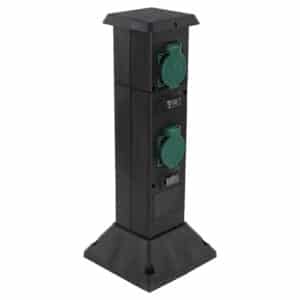 Q-Link tuinpaal 4 x stopcontact