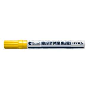 Verfstift Industrie, punt 2-4 mm Geel