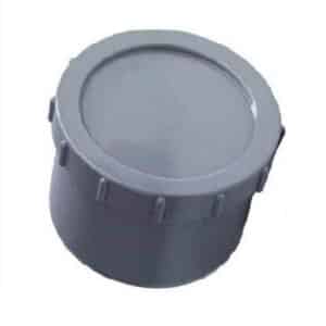 Pvc lijm Schroefeindkap 40mm. riool lijm