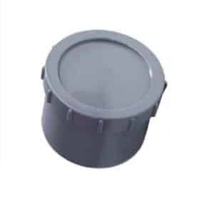 Pvc lijm Schroefeindkap 75mm. riool lijm