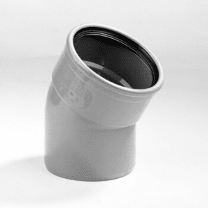 Pvc manchet Bocht 30 gr. 1xmachet-1xspie 110mm