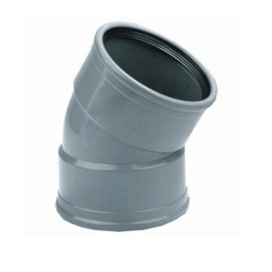 Pvc manchet Bocht 30 gr. 2x manchet 125mm