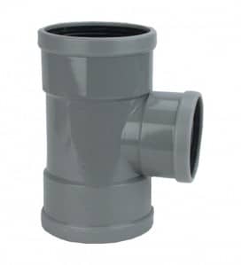 Pvc manchet Verloop T-stuk 45 gr. 3x manchet