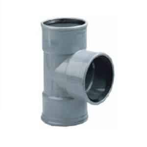 Pvc manchet T-stuk 87 gr. 3x manchet 160mm