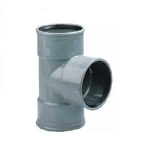 Pvc manchet Verloop T-stuk 3x 90gr. 160x125x160