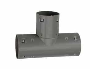 Pvc drain t-stuk 80mm.