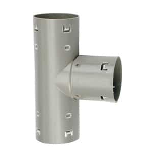 Pvc drain verloop t-stuk 80x65x80