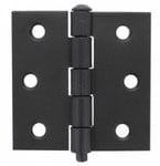 Scharnier 63x63 losse pen Zwart set á 2 stuks