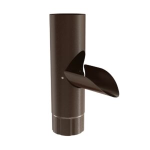 BILKA GLOSSY Aftappunt | 100mm | RAL 8003 Kleibruin | Tweezijdig glossy gecoat