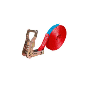 Spanband (zwaar)50mm ratel rood 9 meter 2500/5000