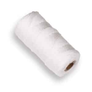 Metselkoord polyprop. Wit 1mm 50meter