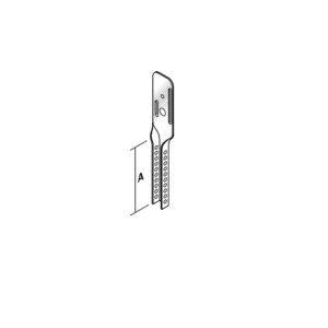 Metal stud nonius bovenhanger 540mm per blister