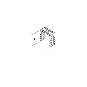 Metal stud directhanger 125mm per blister