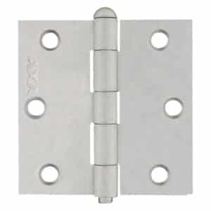 Scharnier AXA 76x76 losse pen RVS rechte hoek