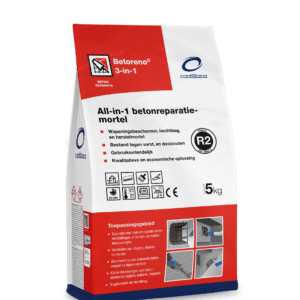 Betoreno '3-in-1' Betonreparatie mortel voor beton