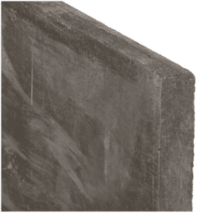 Gladde onderplaat antraciet H 24xD 3,5x L 184cm