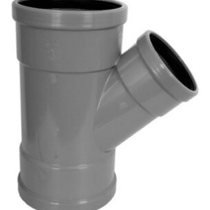Pvc manchet T-stuk 45 gr. 2x manchet 160mm.1x manchet 125mm