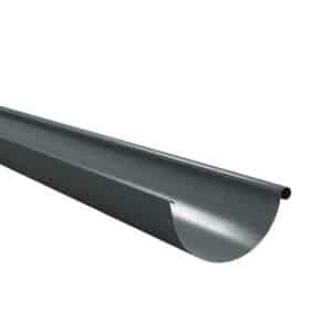 BILKA GLOSSY Dakgoot | 125mm | 2 m | RAL 7011 Grijs | Tweezijdig glossy gecoat