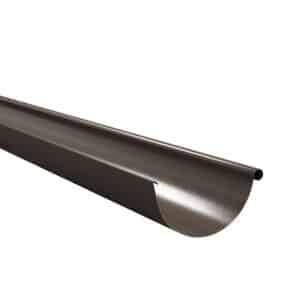 BILKA GLOSSY Dakgoot | 125mm | 2 m | RAL 8019 Grijsbruin | Tweezijdig glossy gecoat