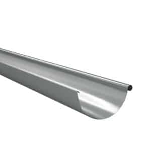BILKA GLOSSY Dakgoot | 125mm | 2 m | RAL 9006 Zilverkleur | Tweezijdig glossy gecoat