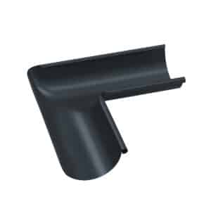 BILKA GLOSSY Binnenhoek dakgoot | 125mm | RAL 7016 Antracietgrijs | Tweezijdig glossy gecoat