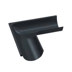 BILKA GLOSSY Buitenhoek dakgoot | 150mm | RAL 7016 Antracietgrijs | Tweezijdig glossy gecoat