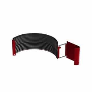BILKA GLOSSY Gootverbinding | 125mm | RAL 3011 Bruinrood | Tweezijdig glossy gecoat