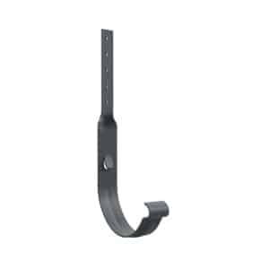 BILKA MAT Goothaak gedraaid | 125mm | RAL 7024 Grafietgrijs | Tweezijdig mat gecoat