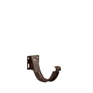 BILKA GLOSSY Goothaak verstelbaar | 125mm | RAL 8017 Chocoladebruin | Tweezijdig glossy gecoat