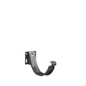 BILKA GLOSSY Goothaak verstelbaar | 125mm | RAL 9006 Zilverkleur | Tweezijdig glossy gecoat