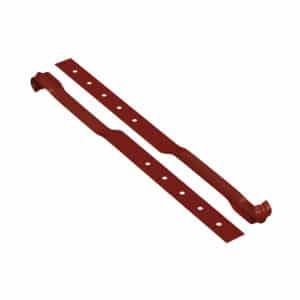 BILKA GLOSSY Gootflens | 150mm | RAL 3009 Roestrood | Tweezijdig glossy gecoat