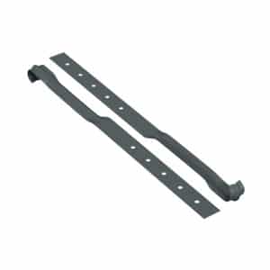 BILKA GLOSSY Gootflens | 125mm | RAL 7011 Grijs | Tweezijdig glossy gecoat