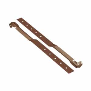 BILKA GLOSSY Gootflens | 125mm | RAL 8003 Kleibruin | Tweezijdig glossy gecoat